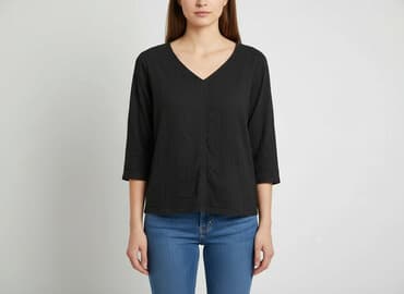 bonprix czarne sukienki: Bonprix, Bluzka damska, rozmiar M — 6