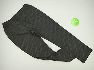 prada obuwie: Damskie spodnie w drobny wzór (ciemny grafit/czarny z mikrokropkami) — 3