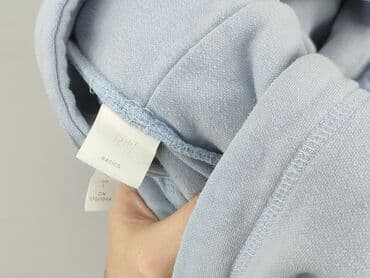 bluzy poliester: H&M Basic, Bluza z kapturem damska, rozmiar L — 5