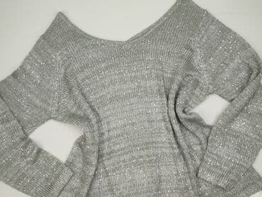 sweter w paski z serduszkiem: Sweter damski, 4XL — 1