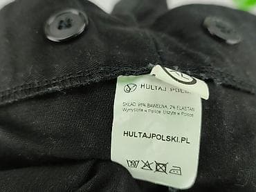 bomberka reserved: Material trousers for women, size XL — 5