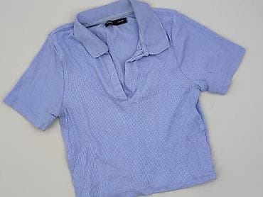 bluzki basic prążek: Damska koszulka polo, rozmiar M — 1