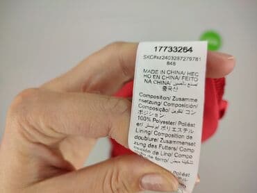 piękne czerwone sukienki na wesele: Shein, Sukienka damska, rozmiar S — 5