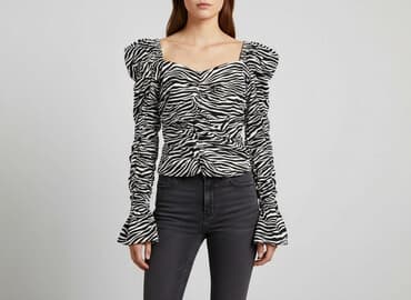 bluzki na sylwestra h m: H&M, Women's blouse, size XS — 1