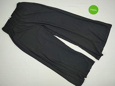 Жінкам: Czarne, damskie spodnie CANDIDA – model z szeroką nogawką - Fason — 2