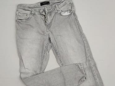 baggy grey jeans: Jeansy damskie, rozmiar S — 1