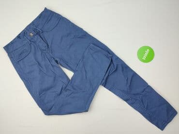 granatowe chinosy damskie: Denim, Spodnie materiałowe damskie, rozmiar S — 2