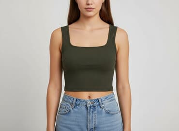 shein czarne bluzki: Shein, Top damski, rozmiar M — 6