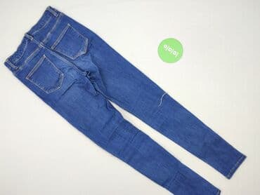 srebrne legginsy: Jeansy damskie, XS — 3