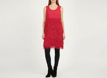 czerwona sukienka c a: Sukienka damska, rozmiar S — 1