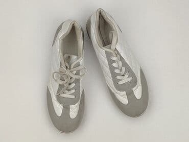 czarna sukienka i białe trampki: Sneakersy damskie, rozmiar 37 — 1