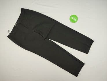 długie spodnie damskie dla wysokich: Papaya, Spodnie materiałowe damskie, rozmiar L — 2