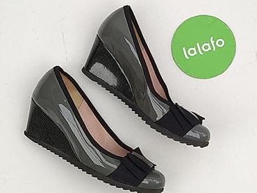 buty na koturnie jasne: Półbuty damskie, rozmiar 37 — 2