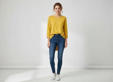 żółta bluzka reserved: Beloved, Women's blouse, size L — 1