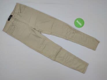 beżowe buty na koturnie ccc: Stradivarius, Spodnie materiałowe damskie, rozmiar S — 2