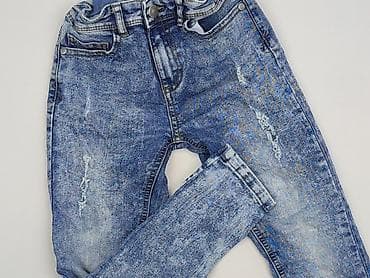 bluzki dekatyzowane: Spodnie jeansowe, Little kids, 5-6 lat, 110/116, stan - Bardzo dobry — 1