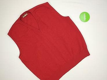 lemonada bluzy: Męska kamizelka dzianinowa Breidhof - Kolor: intensywna czerwień - — 2