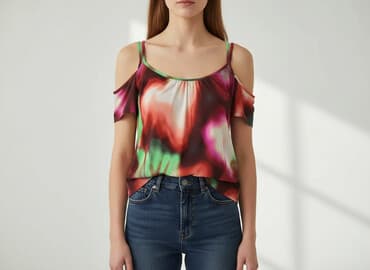 bluzki z printem: Bluzka damska, rozmiar S — 6