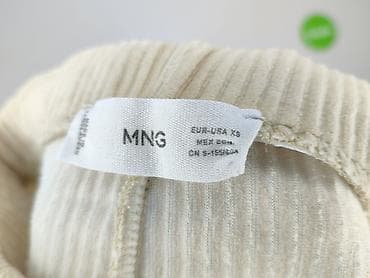 szerokie spodnie pull: MNG, Spodnie materiałowe damskie, rozmiar XS — 4