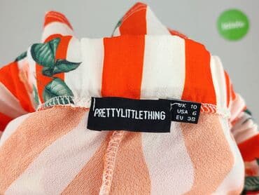 krótkie spodenki pomarańczowe damskie: PrettyLittleThing, Szorty damskie, rozmiar M — 4