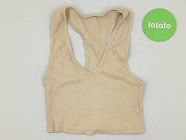 bluzki basic z dekoltem v: Top damski, rozmiar S — 2