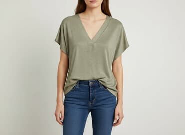 złote bluzki wieczorowe: MNG, Bluzka damska, rozmiar L — 6