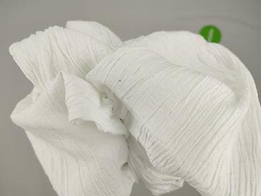 ethika polska: Białe damskie spodnie z fakturowanej tkaniny, Made in Italy. - Krój — 4