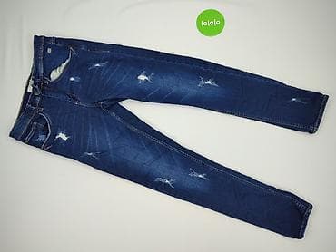 biale jeansy: Jeansy damskie, rozmiar M — 2