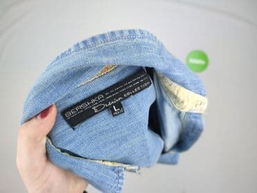 bershka niebieska bluza: Bershka, Koszula damska, rozmiar L — 4