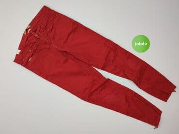 woskowane legginsy z wysokim stanem zara: Bershka, Material trousers for women, XS — 2