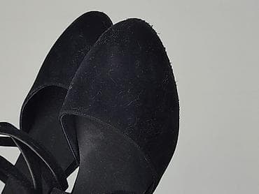 glany na platformie ccc: Czarne damskie czółenka taneczne na niskim obcasie - Przeznaczenie — 7