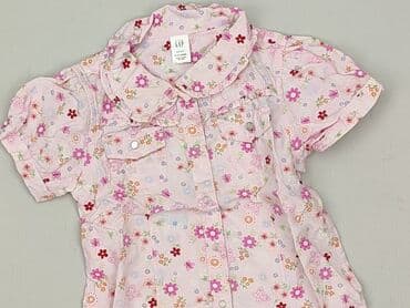 zara body biale: Shirt 1.5-2 years, condition - Perfect, pattern - Floral, color - Pink — 1
