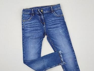 Spodnie jeansowe, F&F, 10 lat, 134/140, stan - Bardzo dobry