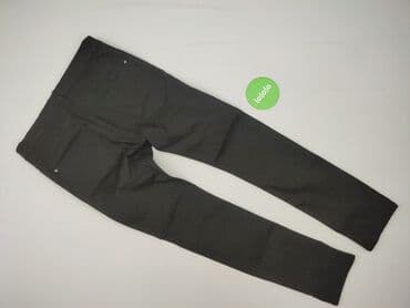 h m plus size tops: H&M, Material trousers for women, L — 3