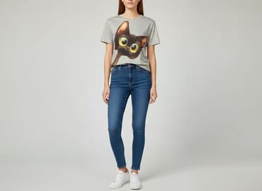 ripndip t shirty cat: T-shirt damski, rozmiar L — 1