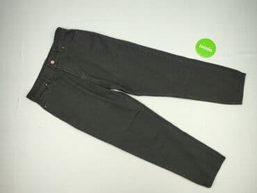 czarne jeansy straight: Jeansy damskie, rozmiar M — 2