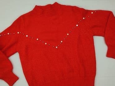 marynarka łaty na łokciach: Sweter damski, M — 1