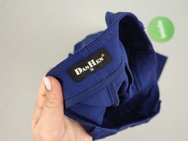 granatowe chinosy damskie: Danhen, Spodnie materiałowe damskie, rozmiar M — 4