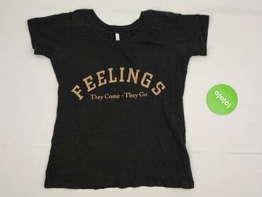czarne koszulki damskie z nadrukiem: Футболка жіноча, розмір S — 3