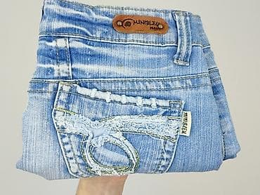 spódnice jeans mini: Denim, Spódnica damska, rozmiar M — 7