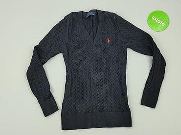 sweter bordo: Polo Ralph Lauren, Sweter damski, rozmiar M — 2