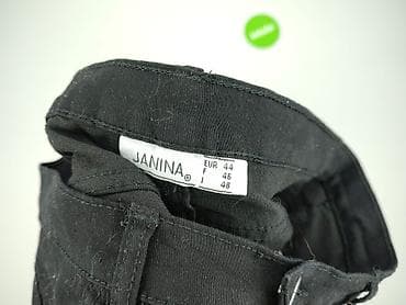 czarne jeansy pull: Janina, Spodnie materiałowe damskie, rozmiar XL — 4