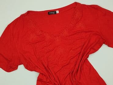 piękne czerwone sukienki na wesele: Bluzka damska, rozmiar XL — 1
