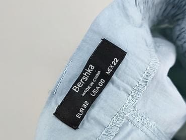 jeansy mom fit pull and bear: Bershka, Spodnie cargo damskie, rozmiar 2XS — 4