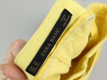 zolte rajstopy: Zara, Spodnie materiałowe damskie, rozmiar S — 4