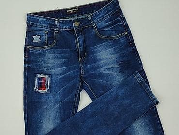 spodnica cekiny sinsay: Spodnie jeansowe, 14 lat, 158/164, stan - Bardzo dobry — 1
