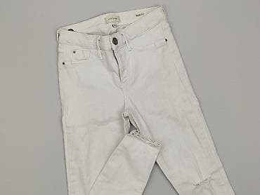czysta biel: River Island, Jeansy damskie, rozmiar S — 1