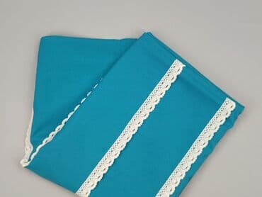 Turkusowa poszewka na poduszkę/jaśka z koronką - Kolor: intensywny