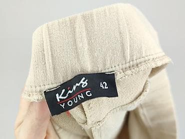sweatpants brown: Spodnie materiałowe damskie, rozmiar XL — 4
