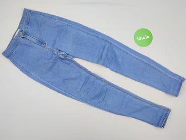 majtki do stroju kąpielowego wysoki stan: Skinny, Jeansy damskie, XS — 2